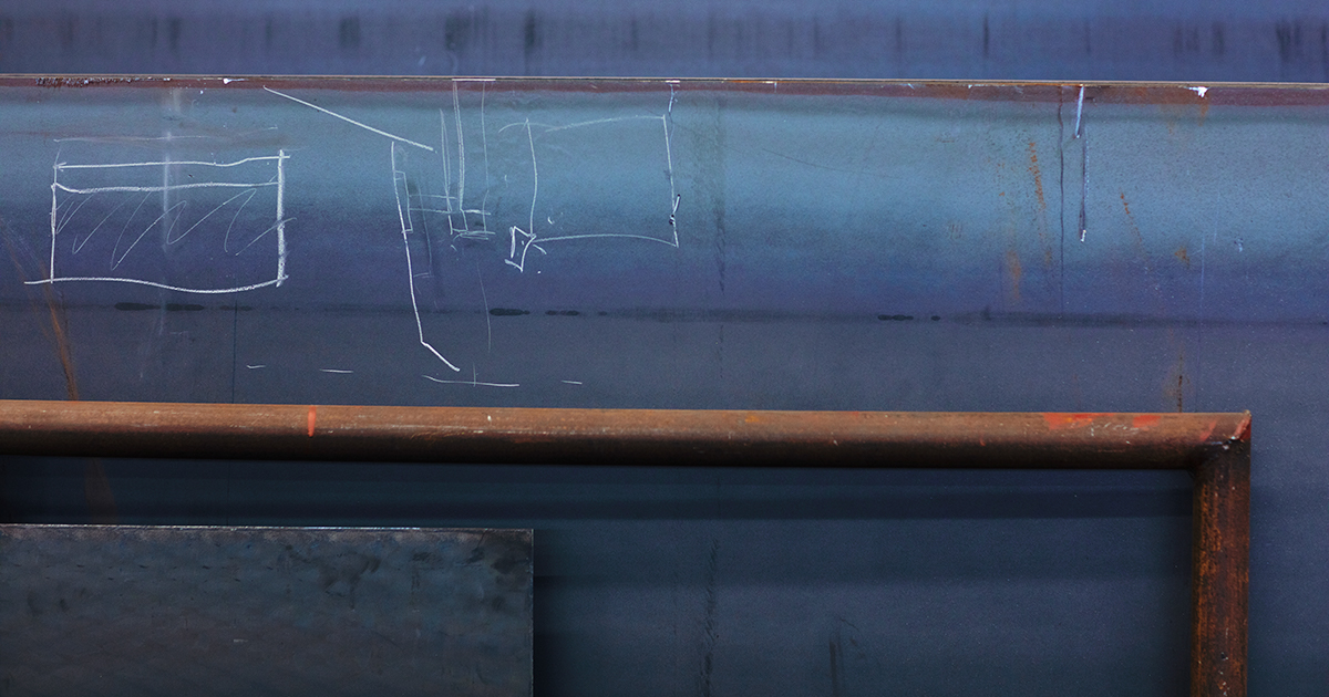 Stålbitar i blått stål